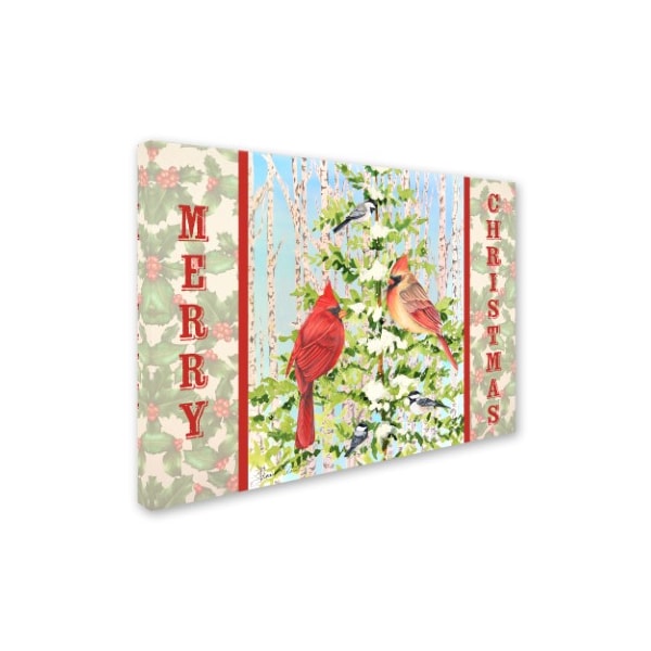 Jean Plout 'Christmas Birds' Canvas Art,18x24